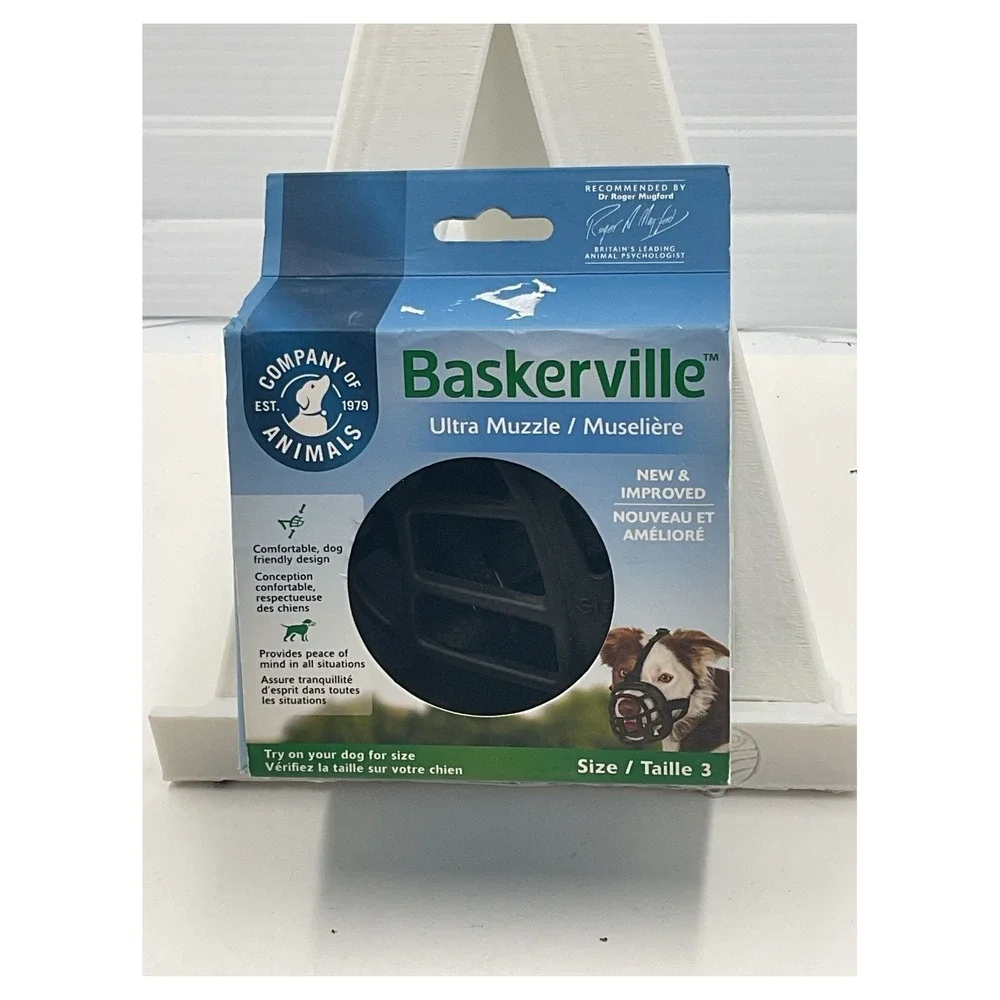 Baskerville Ultra Muzzle Size 3 Black for Dogs